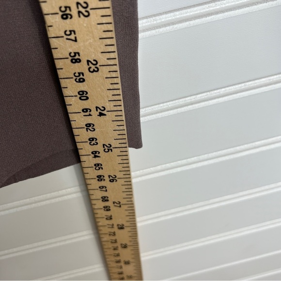 Babaton Jogger Pants Cropped Dexter Sz 12 Brown  Tapered Leg High Waisted - Picture 8 of 12